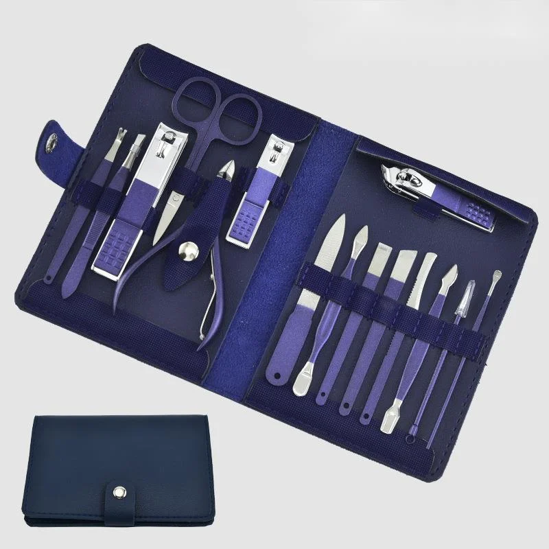 20set 12/15 Pieces Stainless Steel Nail Clipper Manicure and Pedicure Tools Household Nail Clipper Set