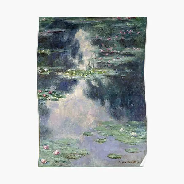 

Claude Monet Water Lilies Poster Decor Vintage Art Wall Home Mural Funny Room Print Modern Picture Painting Decoration No Frame