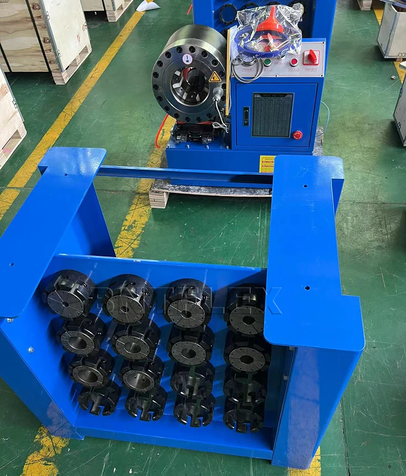 BNT-P69 Electric hydraulic hose crimping machine 2 inch with quick dies tool and dies storage 6