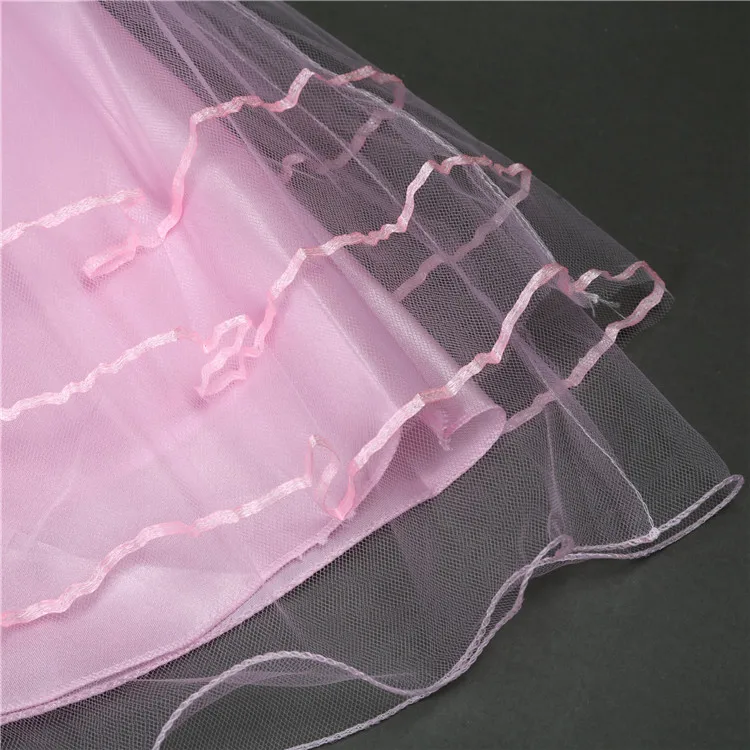 1-9Y الاطفال الأميرة نمط الفتيات فستان شبكة تنورة منتفخ الأطفال سترة دون أكمام حفل زفاف زهرة فتاة الزي أنيقة