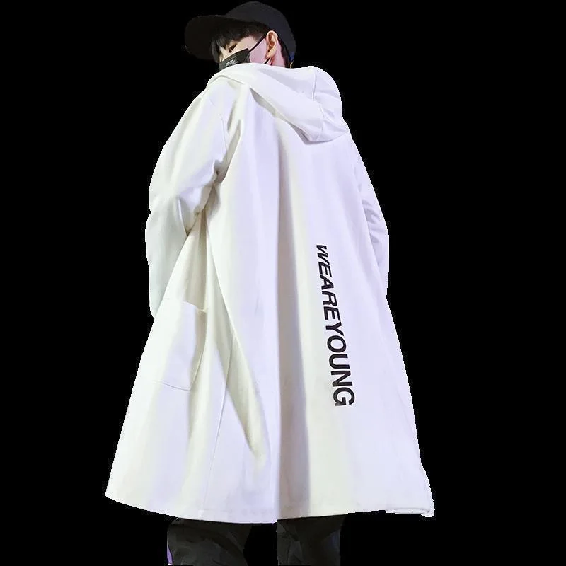 Man Fashion Spring Summer Sun Protection Clothing Long Sleeve Hoodies Coat Sweatshirts Top New Oversized Size Long Windbreaker