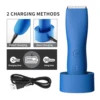 Electric Men Body Trimmer for Pubic & Groin Hair Trimmer Male Balls Intimate Areas Hair Shaving Machine Safety Razor Clipper 6