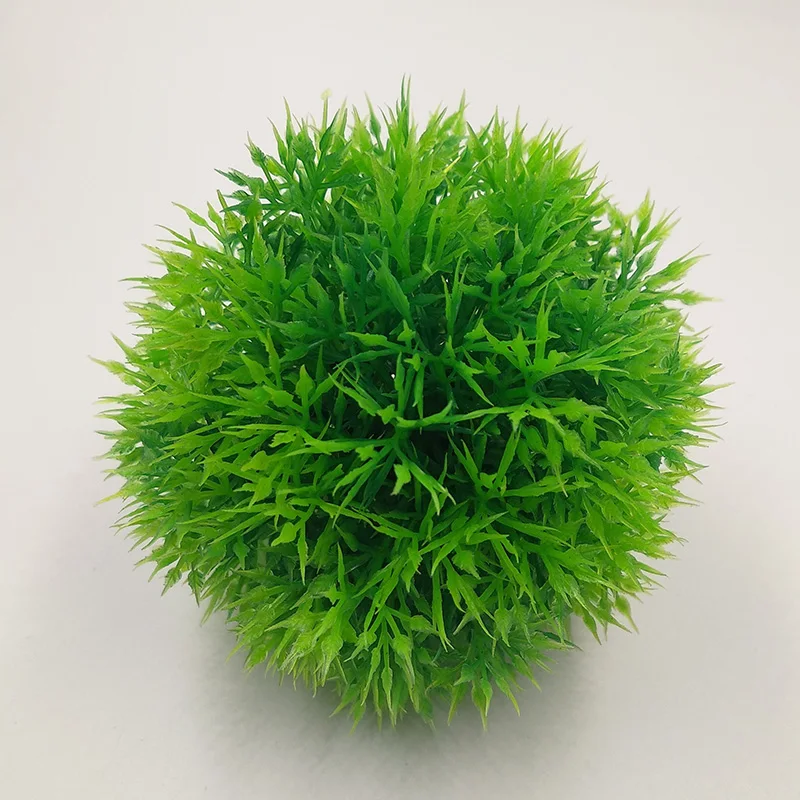 Aquarium Decoration Accessories Artificial Plants Grass Ball Underwater Ornaments Fish Tank Landscape Decor