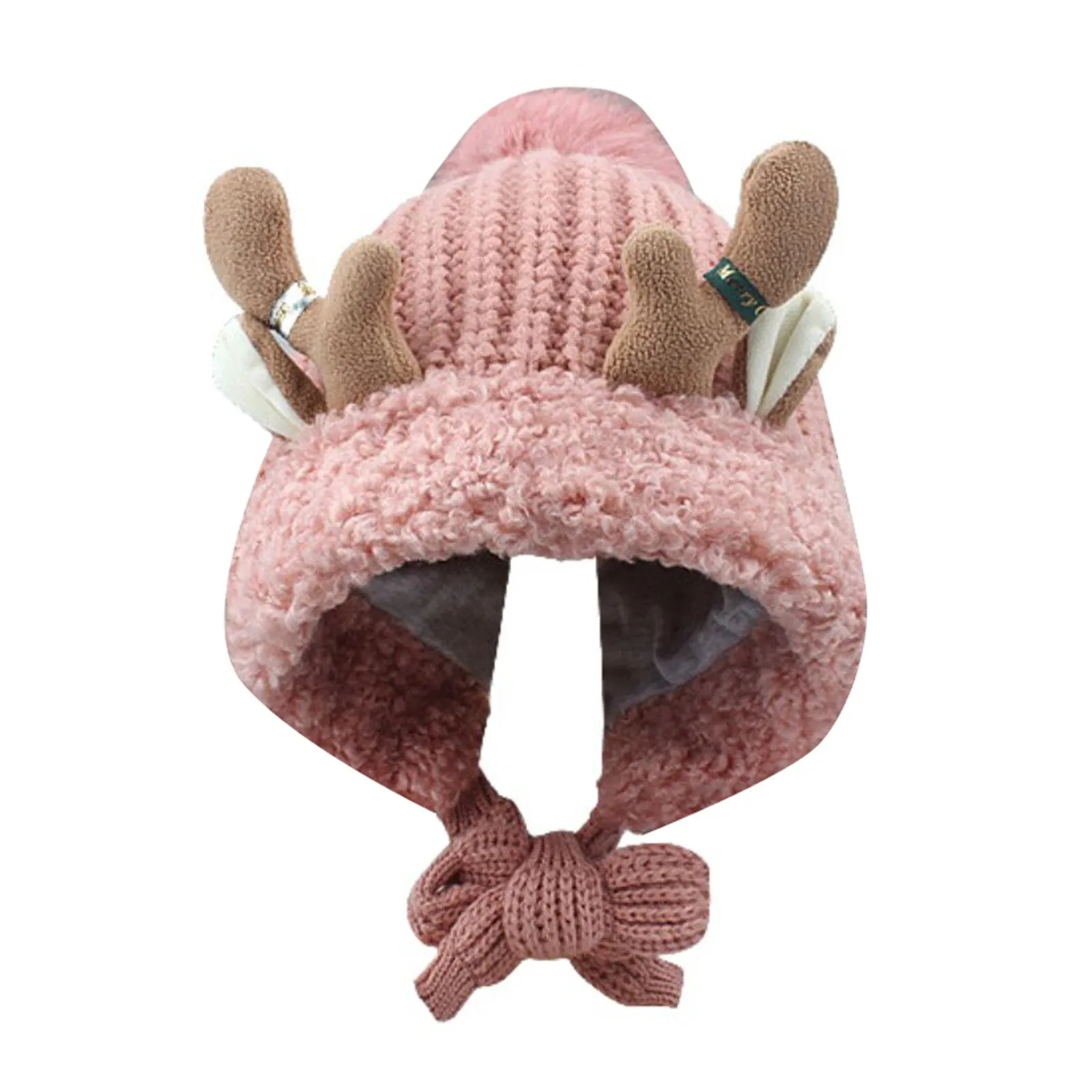 

Рождественская трикотажная шапка для женщин, Осень-зима 2023, утолщенная теплая плюшевая шапка, милая шапка, рождественские шапки