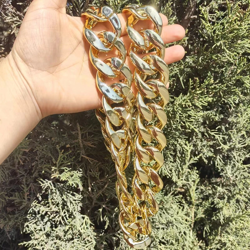 Hip-Hop Exaggerated Big Gold Chain Personality Performance Props