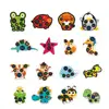 Randomly 10PCS/Pack Cartoon Thermometer Temperature Changing Sticker Thermometer Color Temperature Sticker Forehead Baby W8X1 3