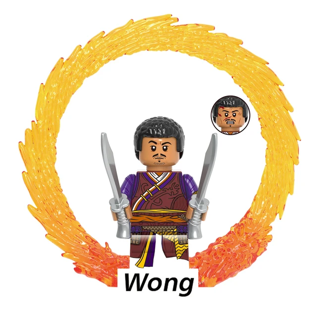 Disney Doctor Strange Scarlet Witch Moon Knight Wong Building Block Dormammu Hulk Ultron Carter Professor X Brick America Chaves O-X1894