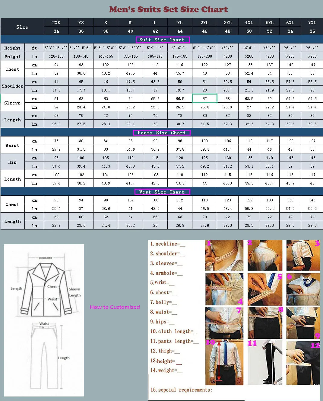 Pink Plus-size Business Casual Suit Three-piece Bridegroom Best Man Wedding Banquet Suit Man S--7XL