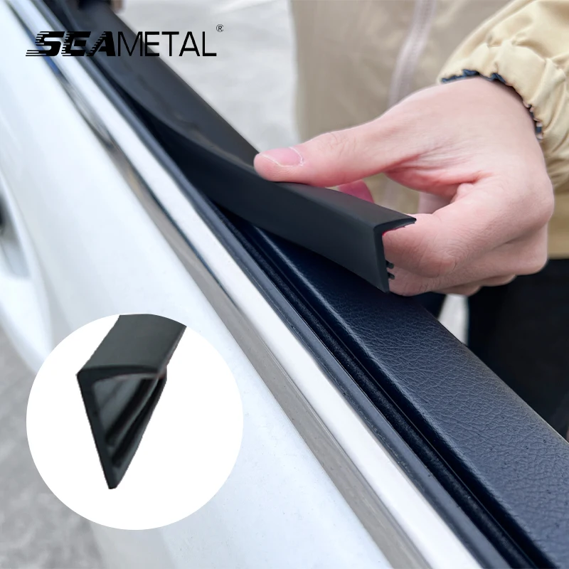 SEAMETAL Auto Fenster Dichtung Streifen Auto Gummi Seite Fenster Füllstoff V  Form Große Abdichtung Streifen Noise Isolierung für Auto Fenster lift -  AliExpress