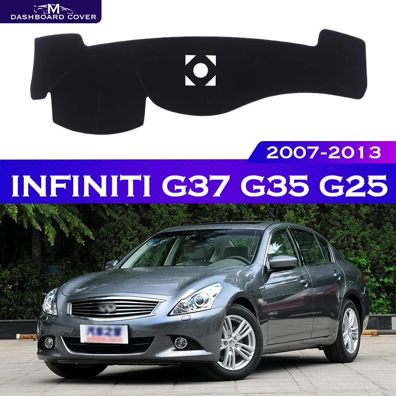 For Infiniti G37 G35 G25 2007 2013 Sedan Coupe Automobile Dashboard Mat