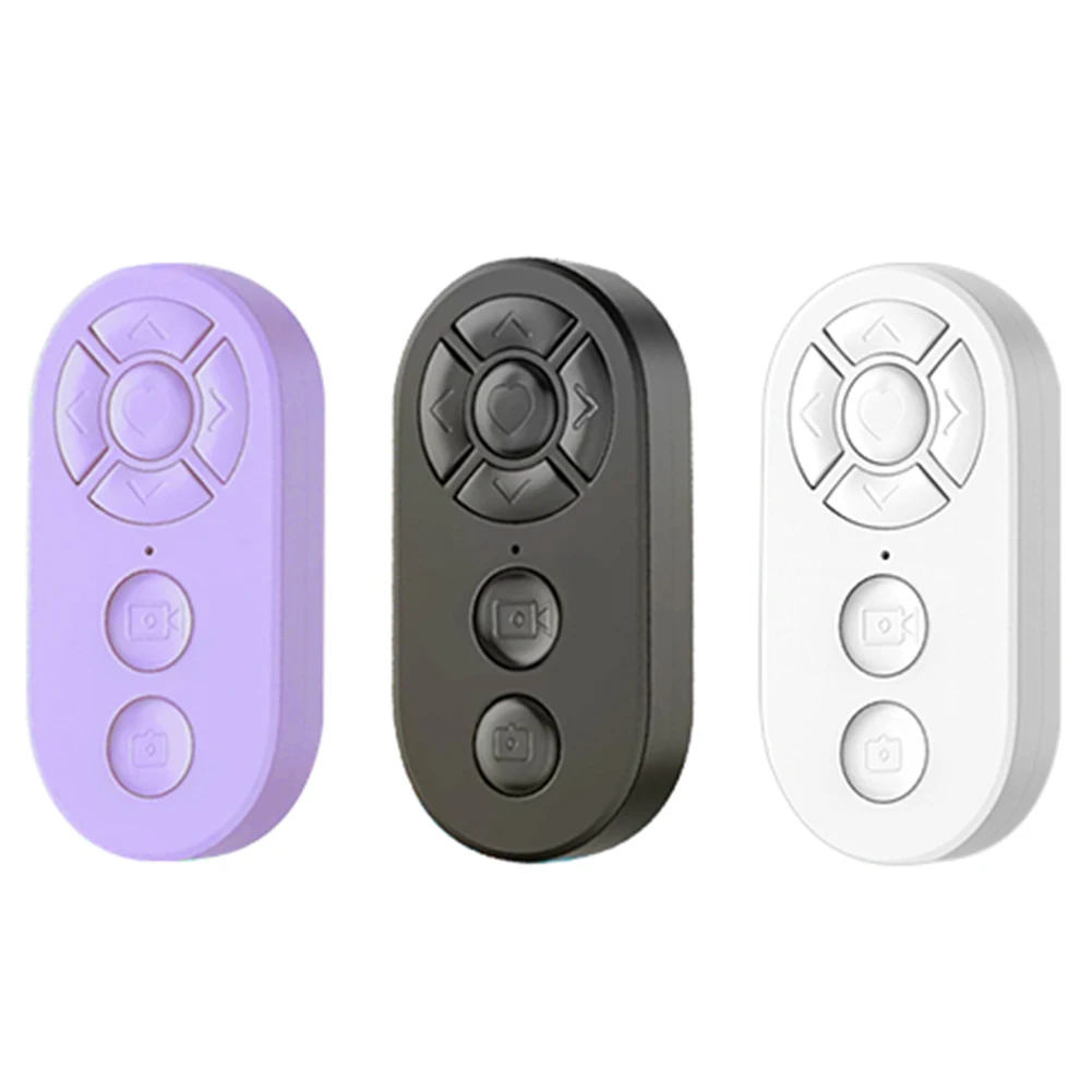 

Wireless Phone Selfie Photo Shutter For Tiktok Video Page Turner Rechargeable Bluetooth-compatible Remote Controller