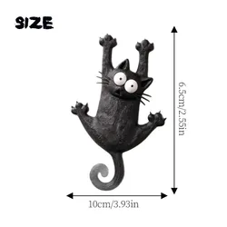 Charming Magnetic Cat Refrigerator Magnet - Hang in There Design (KM - 1PC)
