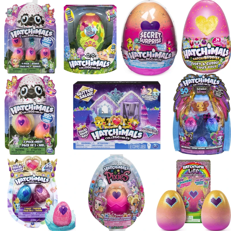 

Оригинальные Hatchimals CollEGGtibles Surprise Hatchtopla Life милый набор моделей домашних животных для девочек ToysToy Pixies Коллекционная кукла яйцо игровой набор