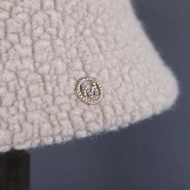 세련되고 다재다능한 여성용 펠트 양털 버킷 햇