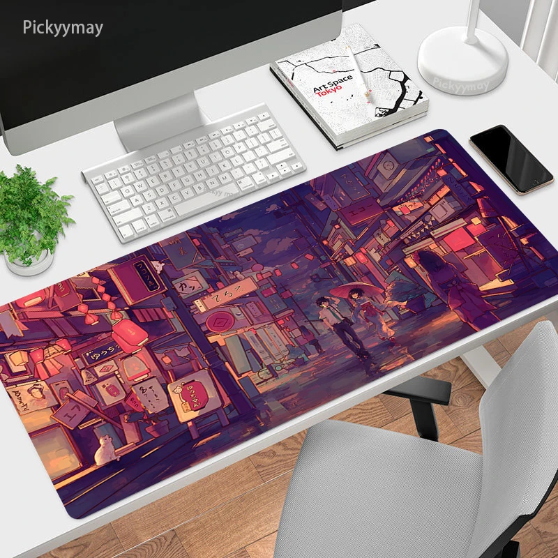 Anime Desk Mat Mouse Pad Gaming Accessories Non-slip Table Keyboard  Masuepad Pc Gamer Rugs Rubber Carpet Art Mause Mousepad - Mouse Pads -  AliExpress