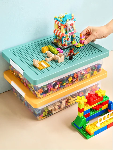 Building Blocks Storage Box Large Capacity Lego-Compatible Storage  Container Stackable Sundries Parts Classification Container - AliExpress