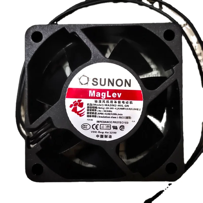 

SSEA New Fan For TAJUN MA2062-HVL GN 6025 220-240V 6cm Large Air Volume Fan Cooling Fan 60*60*25MM