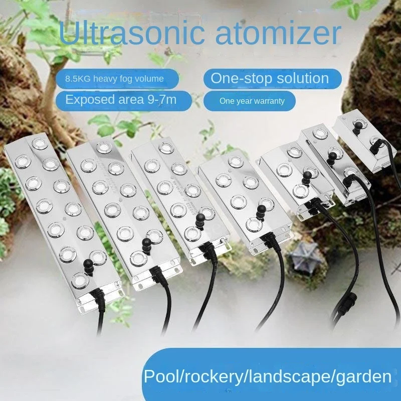 10HeadUltrasonicMistMakerFoggerStainlessSteelAirHumidifier