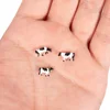 10 x Model Cows N scale 1/160 Miniature Animals Hand Painted for Farm Model Making Model Railway 1