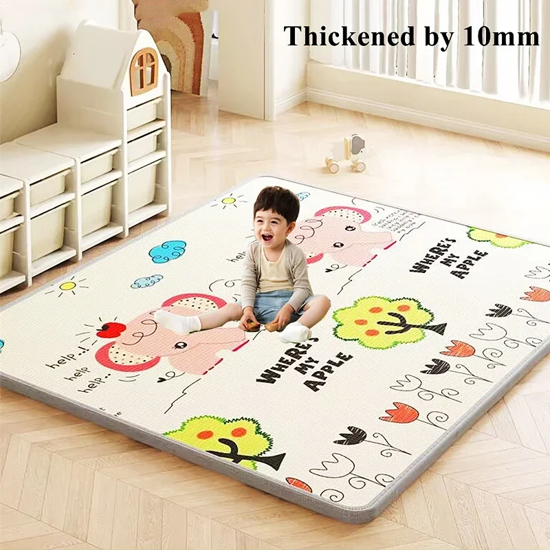 5 Size Options Baby Crawling Play Mats Cartoon Lion/Giraffe Environmentally Friendly Carpets Play Mat for Children's Safety Rugs