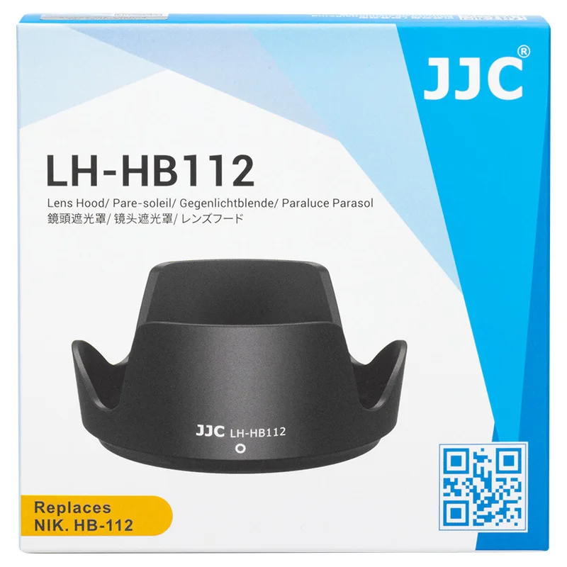 

JJC Reversible Camera Lens Hood Use With Nikon Nikkor Z DX 12-28mm F3.5-5.6 PZ VR Lens for Nikon Z8 Z9 Z30 Zfc Z6 Z6II Z7 HB-112