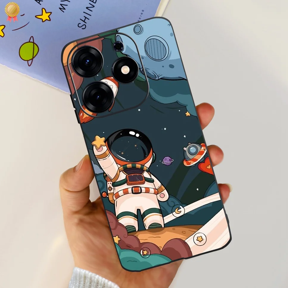Clear Cartoon TPU Silicone Shockproof Back Cover