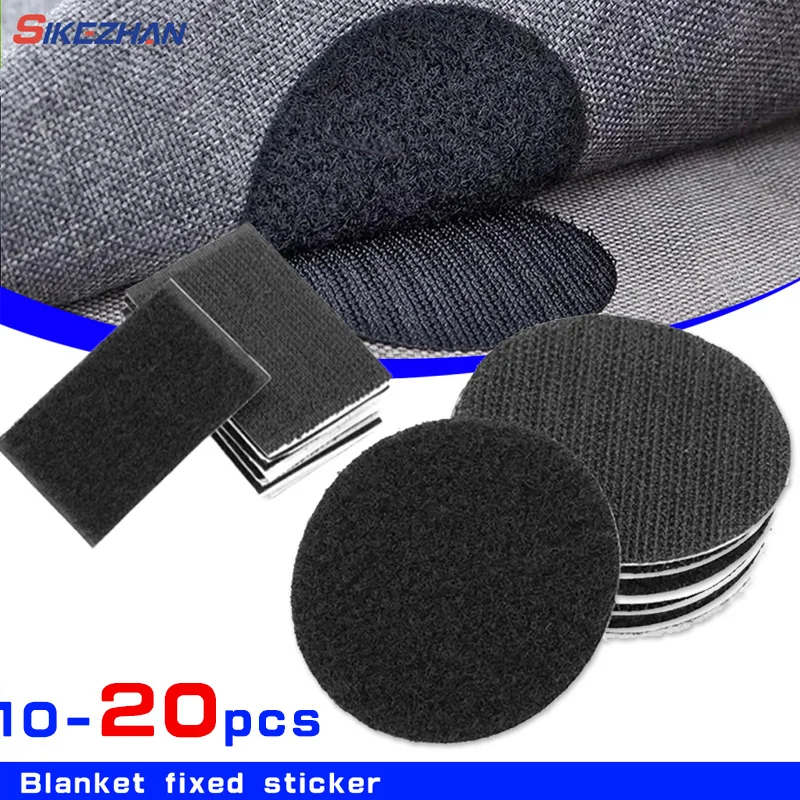 10-20PCS 범용 자동차 바닥 매트 테이프 카펫 테이프 자체 접착 바닥 매트 고정 스티커 패스너 클립 고정 홀더 그립