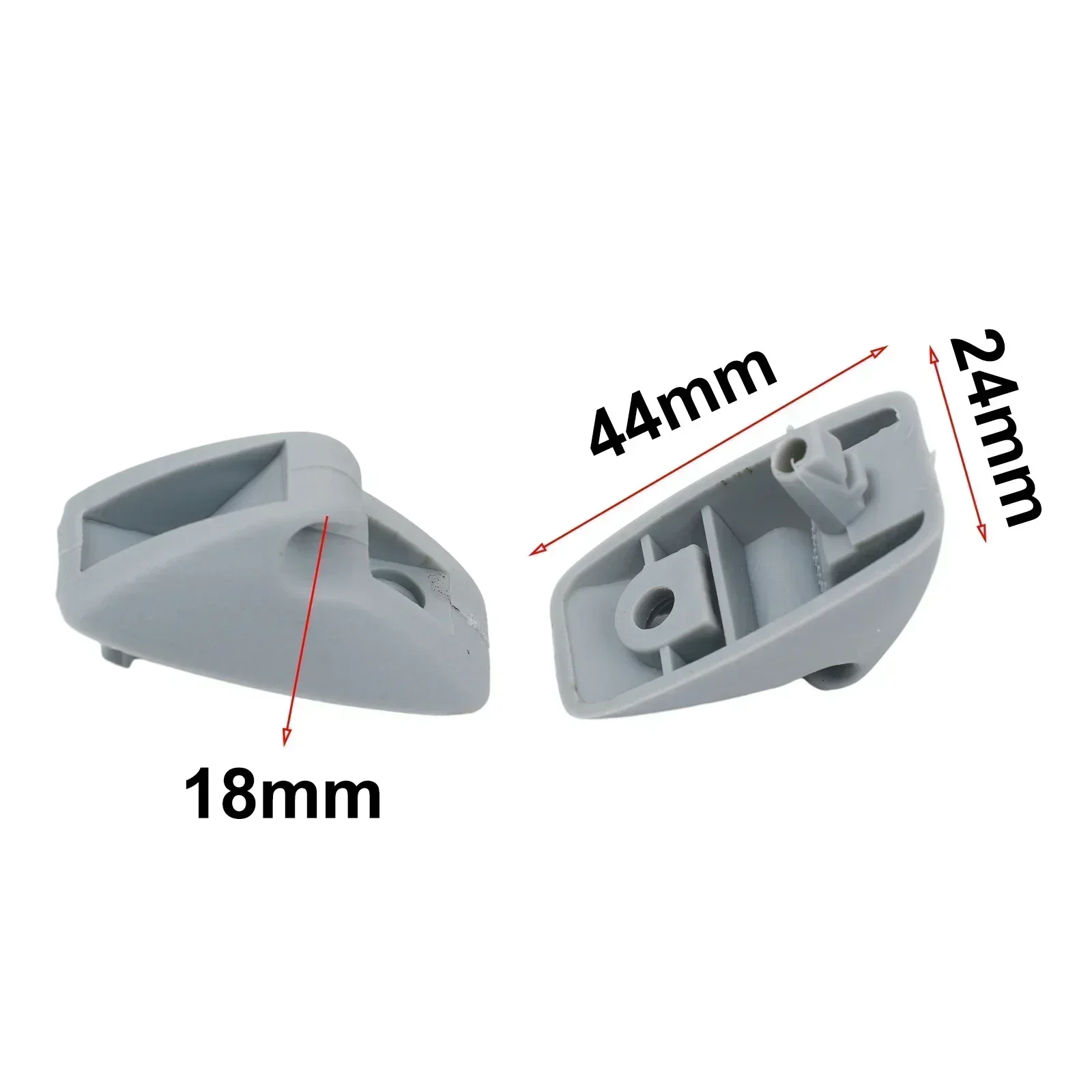 Accessories Sun Visor Clip 191857559 Sun Visor Support Clip For MK1 1979-1984 For Rabbit 1979-1984 Gray Plastic Retainer Hanger