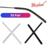 100 Pcs Eyeglasses Temple Tips Card Slot Silicone Eyewear Part By Dhoptical 1