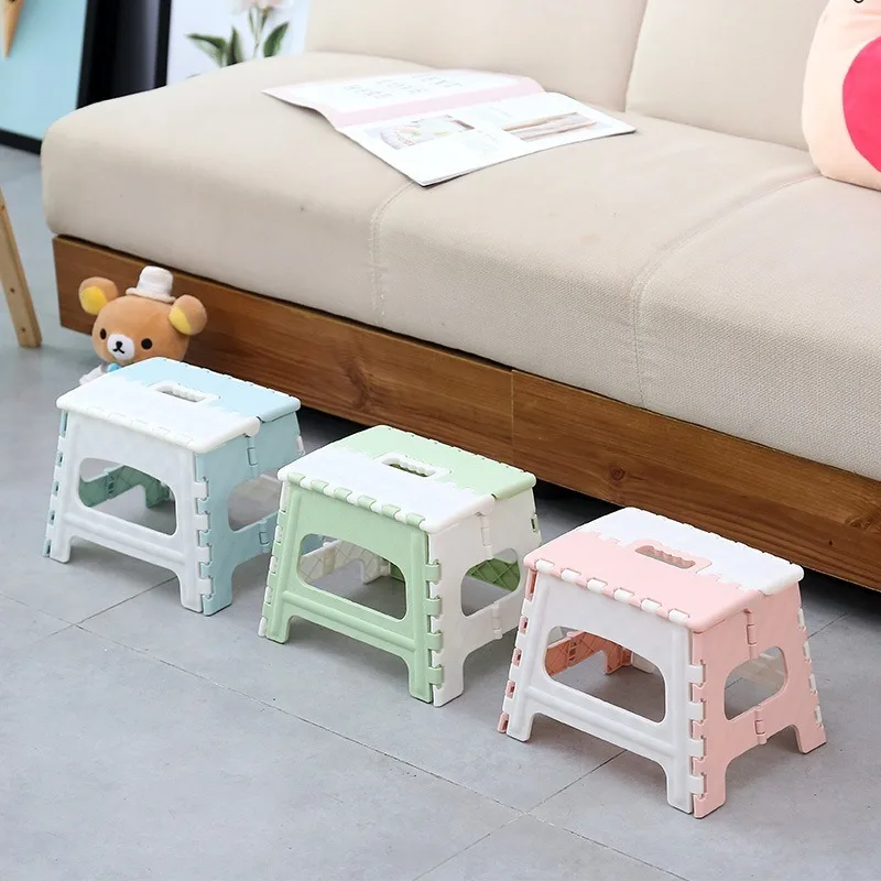 

Folding Step Stool Portable Chair Seat for Home Bathroom Kitchen Garden Outdoor Camping Kids and Adults Use Chair Seat