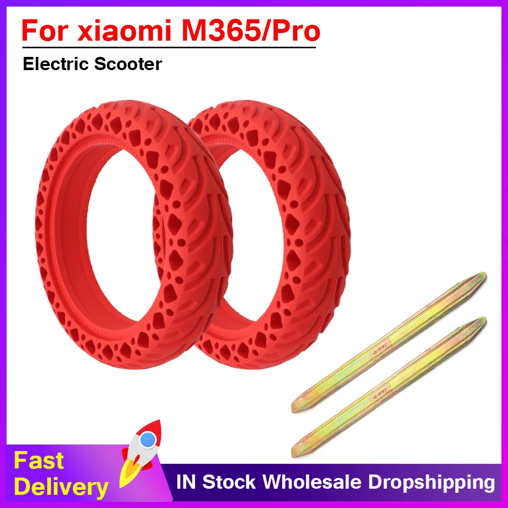 Electric Scooter Tyre 8.5 inch Honeycomb Shock Damping Durable Rubber Solid For Xiaomi Mijia M365 pro