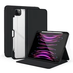Versatile Pencil Holder Case for iPad - Multi-Size Tablet Cover (Black)