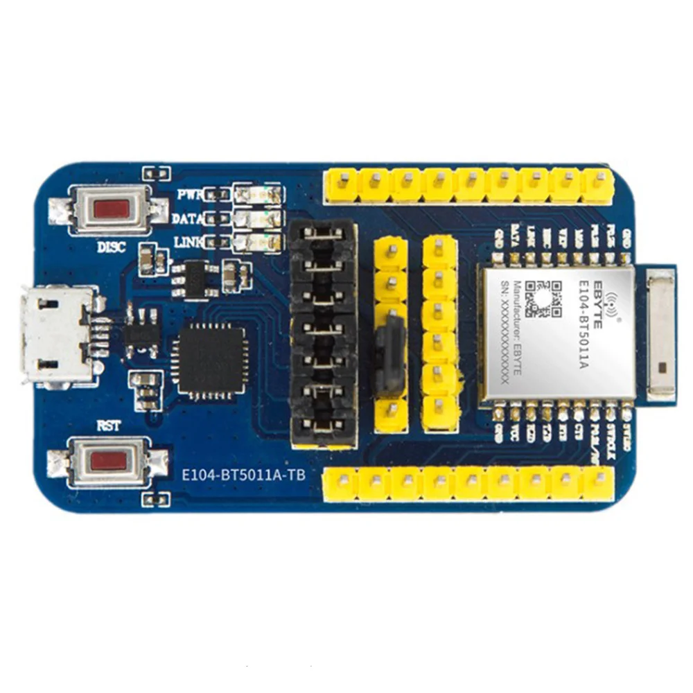 

EBYTE E104-BT5011A-TB комплект для NRF52811 2400-2483,5 МГц 4 дБм 70 м Диапазон 3,3 В BLE5.0 керамическая антенна UART BLE модуль