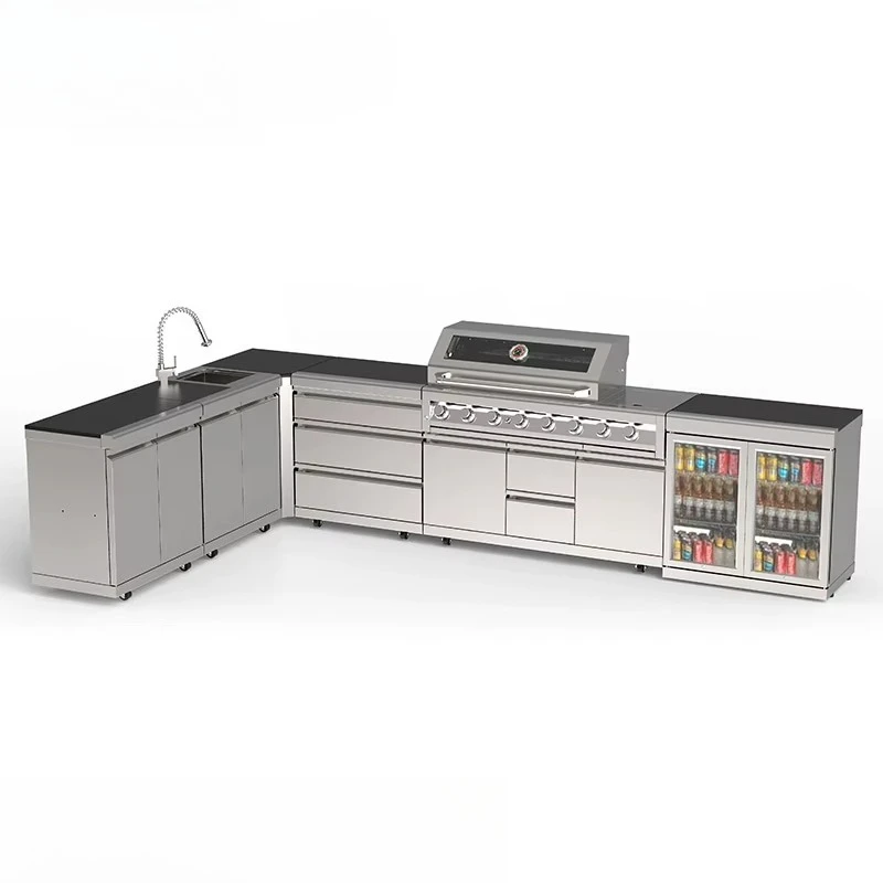 Carrello da cucina mobile FOODLINE con lavello e secchio