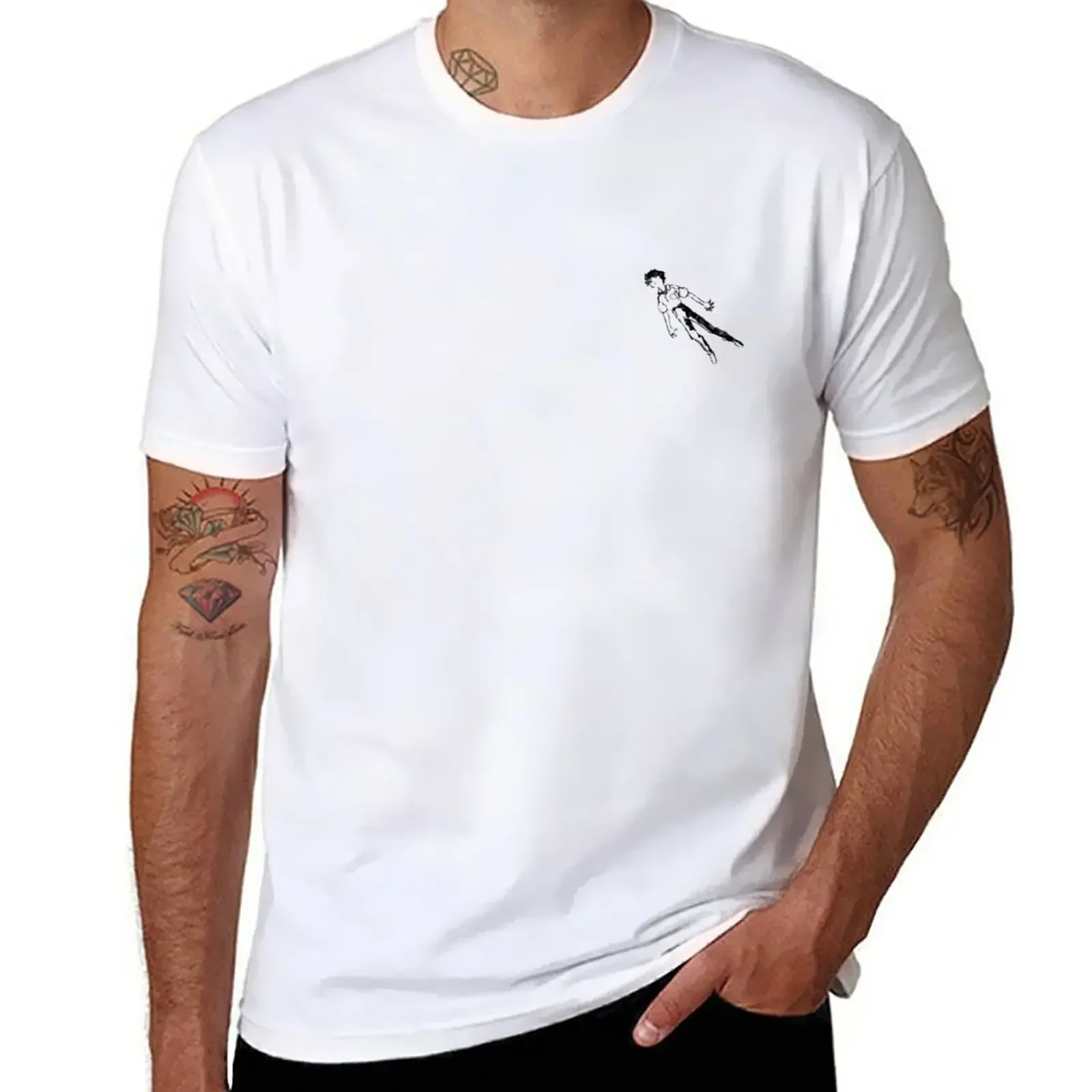 

Floating Shinji T-Shirt anime oversized black t-shirts for men