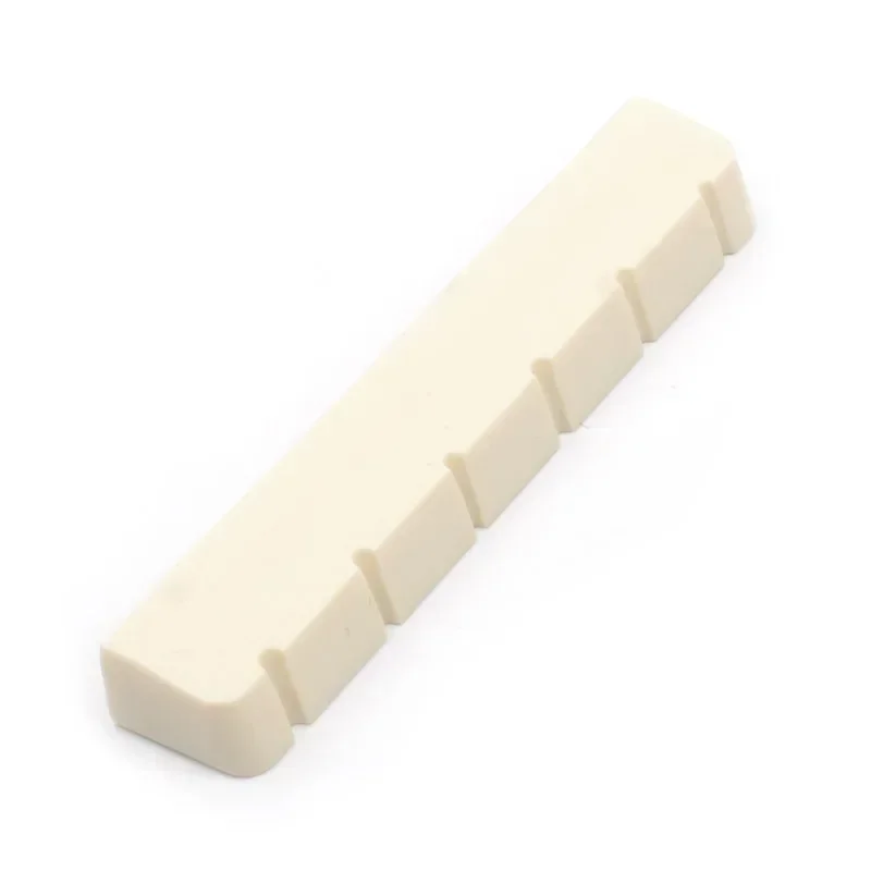 50pcs Classical Guitar Nut and Bridge Saddle Plastic 52MM 80MM Guitar Parts Ivory guitar nut