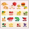 Food Toy Fruit Vegetable Seafood Pizza Hamber Cutting Toys Educational For Baby Gift Kids Toy 1