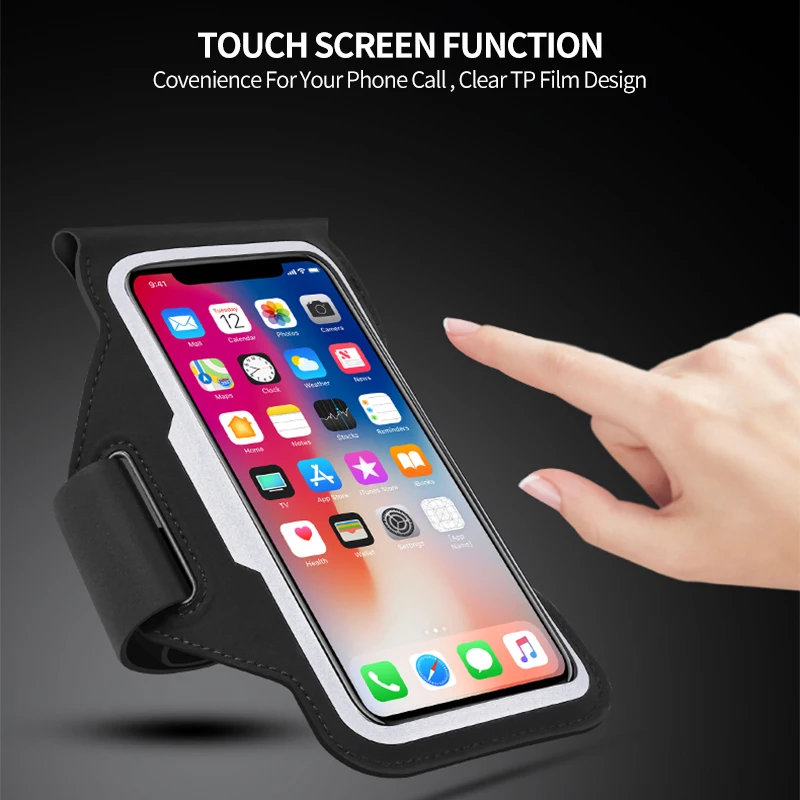 HAISSKY ультра-тонкая Водонепроницаемая спортивная сумка на руку для бега iPhone 13 12 11