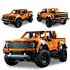Technical 1:10 F-150 Raptor Off Road Car Building Blocks Pickup Vehicle Assemble Bricks Toys Gifts For Boy Kids 2