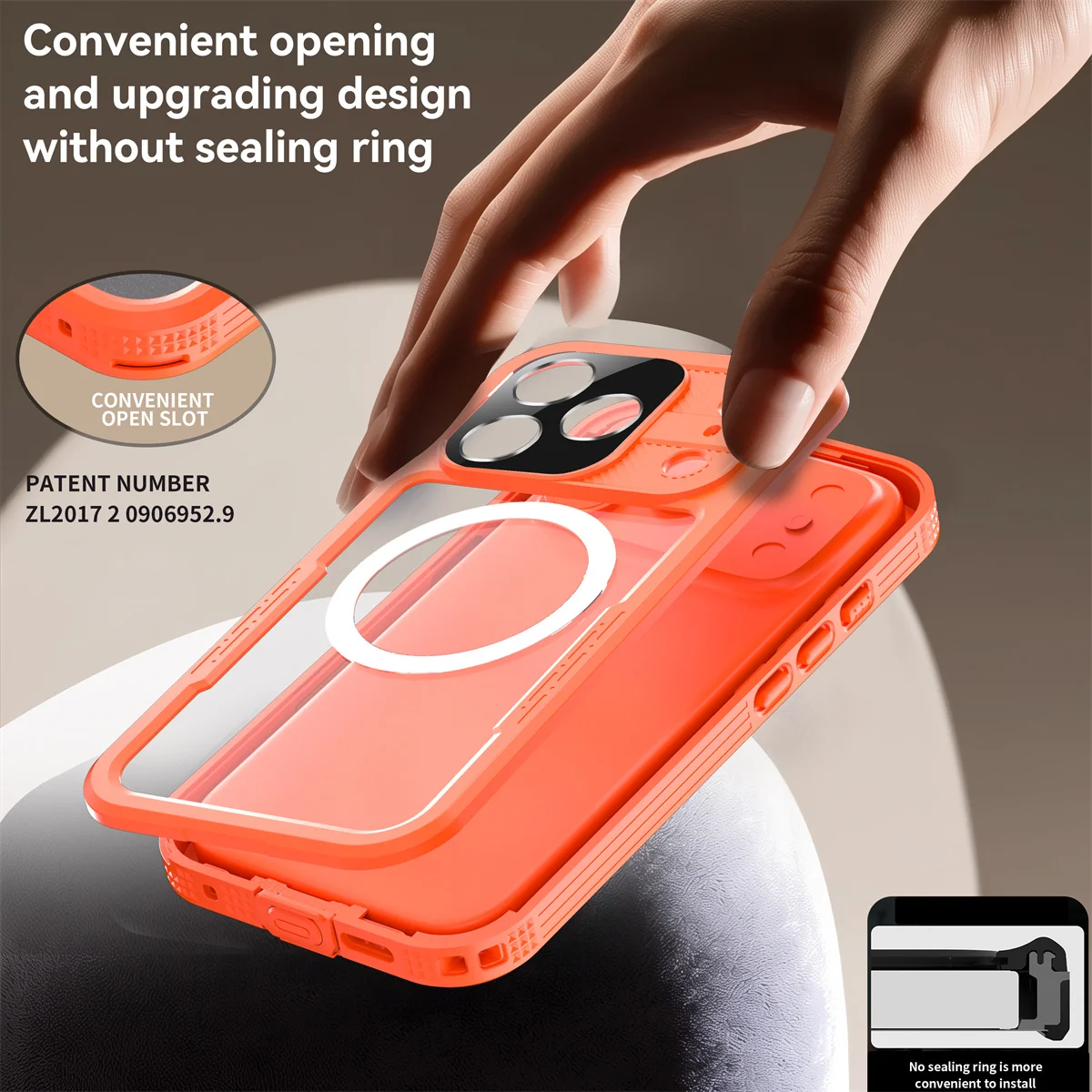 Ultimate Waterproof Phone Case with Magsafe for Wireless Charging and Underwater Use