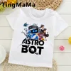Astro Bot T-shirts for Children Cute Cartoon Figure Graphic T Shirts Boys Casuals Short Sleeves Tops Fashion Kids Clothing 1