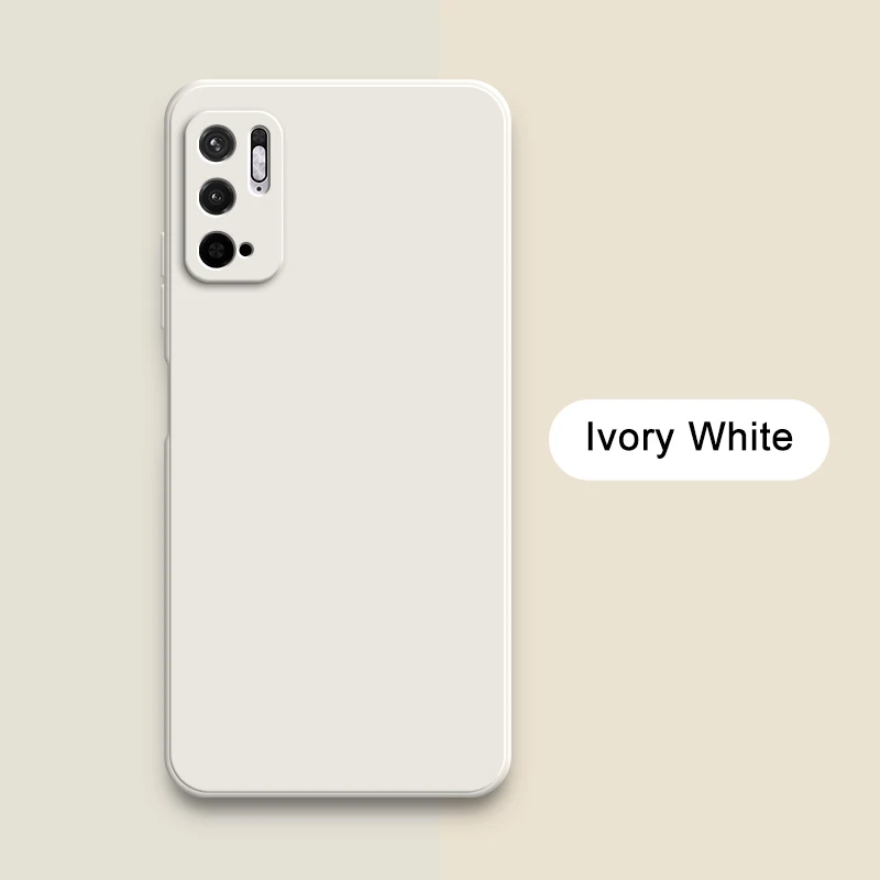 Original Square Liquid Shockproof Soft Silicone Phone Case