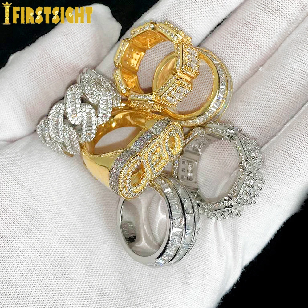 1 GRAM GOLD PLATING HEAVY LOOK DIAMOND RING FOR MEN DESIGN A-427 – Radhe  Imitation