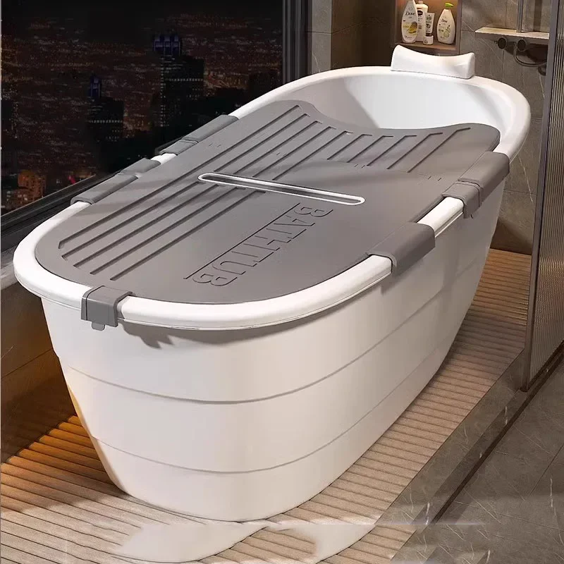 Unfoldable Large Bathroom Bathtubs Plastic White Strong Bucket modern Bathtub Bath Adults Baignoire Pliable Adulltes Furniture