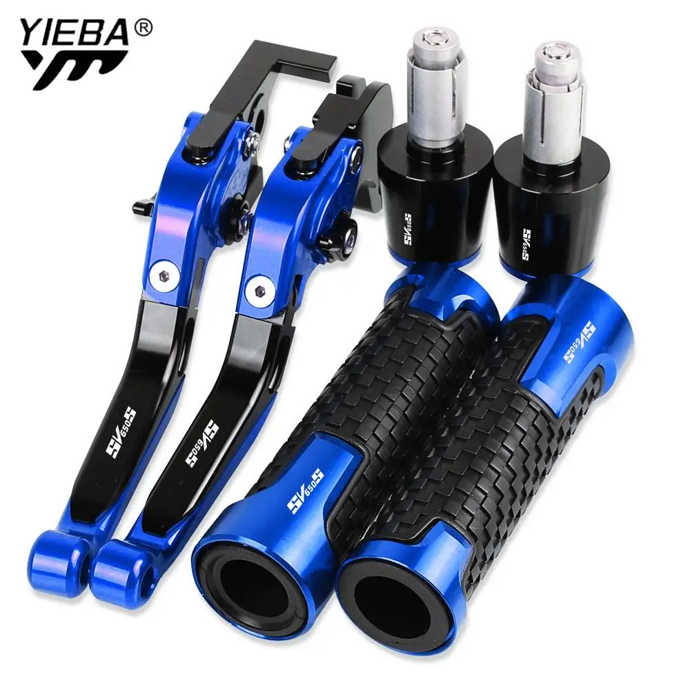 

SV650 S Motorcycle Brake Clutch Levers Handlebar Hand Grips ends For SUZUKI SV650S 1999 2000 2001 2002 2003 2004 2005-2012