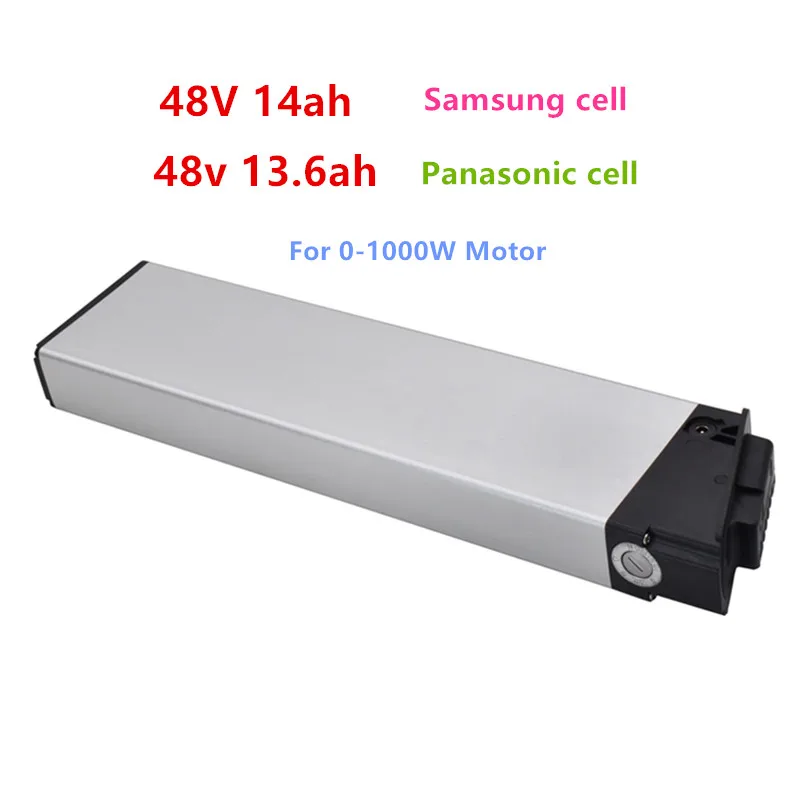 

Fast 48v 14ah 13.6ah 500W 750W 1000w Use Samsung Panasonic for ZPAO Samebike Engwe MX01 LO26 20LVXD DCH-006 Built-in Battery