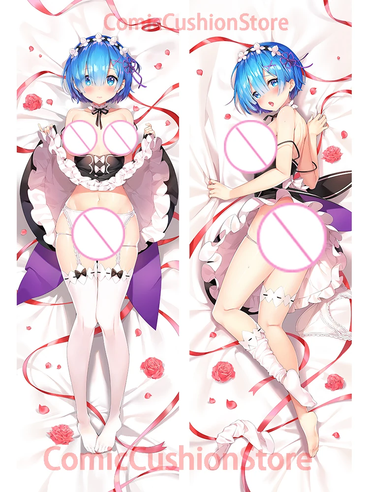 

Dakimakura anime Rem Re：Zero Double-sided Print Life-size body pillows cover Adult pillowcase