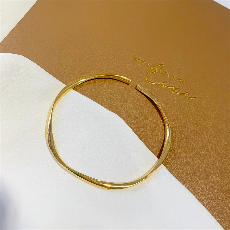 Umq Vietnam Sakin Mobius Ring Bracelet Women's Simulation Gold