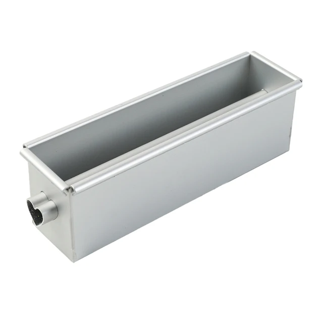 1 Pcs Aluminium Alloy Square Bread Loaf Pan With Center Tube DIY Cake Tools Non-Stick Flowing Heart Cake Bread Mold 5