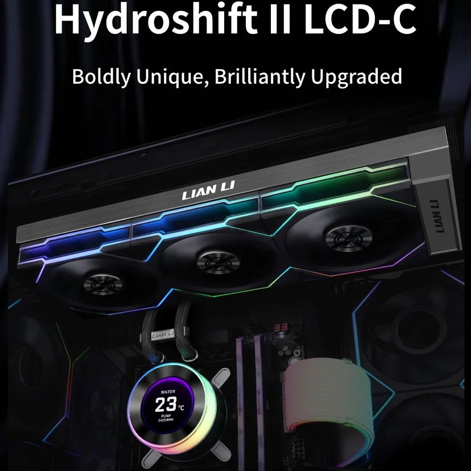 LianLi HydroShift II LCD-C 360TLL AIO CPU Cooling